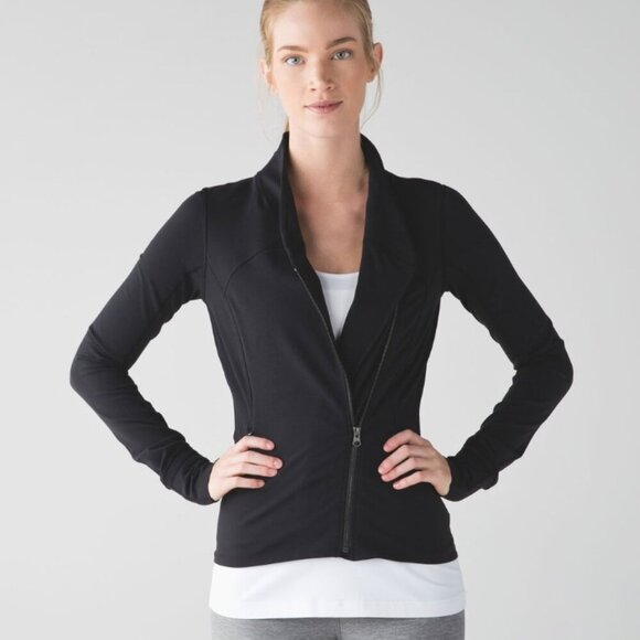 Lululemon Precision Jacket Black Size 4 - Picture 1 of 4